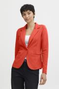 ICHI Ihkate BL Kvinde Poppy Red Blazere Regular Fit Str L - hos Magasi...