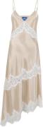 Cras Juliecras Dress Kvinde Champagne White Midi Kjoler Str 40 - hos M...