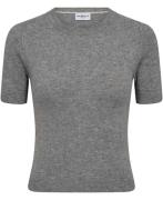 Marella Netto Kvinde Melange Grey Kortærmede T-shirts Str L - Uld hos ...