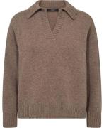 Weekend Max Mara Agre Kvinde Grå Sweaters Str L - hos Magasin