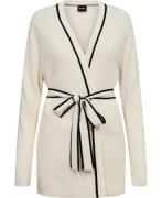 BOSS Ferinia Kvinde Open White Cardigans Str L - hos Magasin