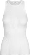 Rosemunde Silk Pointelle top Kvinde White Toppe Str L - Bomuld hos Mag...