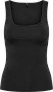 ONLY Onlea S/L 2ways FIT TOP JRS Noos Kvinde Sort Tanktoppe Str L - ho...