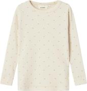 Lil' Atelier Nmfgago LS Slim TOP LIL Noos Str 92 - Turtledove/heart La...