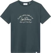 Les Deux Camden Tshirt Mand Pine Green/ivory Kortærmede T-shirts Str L...