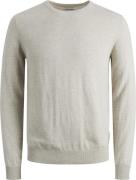 Jack & Jones Jjeemil Knit Crew Neck Noos Mand Oatmeal/melange Sweaters...