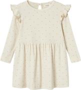 Lil' Atelier Nmfgago KEA LS Dress LIL Str 92 - Turtledove Kjoler hos M...