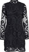 Minus Mskarisa Short Lace Dress Kvinde Black Korte Kjoler Str 38 - hos...