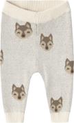 Lil' Atelier Nbmlamoe Knit Pant LIL Str 68 - Birch Bukser hos Magasin