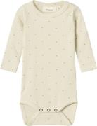 Lil' Atelier Nbfgago KOS LS Slim Body LIL Str 68 - Birch Langærmede Bo...