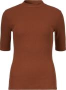 Modström Krown Tshirt Kvinde Brandy Brown Kortærmede T-shirts Str L - ...