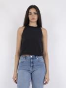 Neo Noir Ivy Poplin Top Kvinde Black Tanktoppe Str 40 - hos Magasin