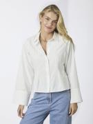 Neo Noir Rosa Solid Shirt Kvinde White Langærmede Bluser Str 40 - hos ...