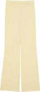 Patrizia Pepe Pantaloni/trousers Kvinde Clarity Yellow Bukser Med Bred...