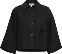 Soaked in Luxury Slsija Shirt Kvinde Black Langærmede Skjorter Str XS ...