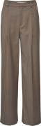 Gestuz Paulagz MW Wide Pants Noos Kvinde Walnut Bukser Med Brede Ben S...