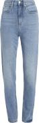 Calvin Klein Slim Straight Jeans Kvinde 1a4 Straight Jeans Straight Fi...