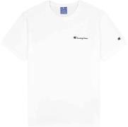 Champion Crewneck Tshirt Mand White Kortærmede T-shirts Loose Fit Str ...