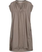 Rabens Saloner Cotton Short Dress Lotti Kvinde Pearl Grey Korte Kjoler...