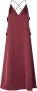 Stine Goya Sglavina, 2068 Satin Kvinde Raspberry Midi Kjoler Str L - h...