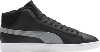 Puma Smash v2 Mid Winterized Sneakers Mand Sort Sneakers Str 46 - Læde...