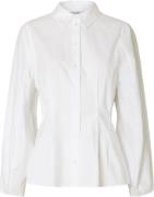 Selected Femme Slfdelia LS Shirt Kvinde Hvid Skjorter Str 40 - hos Mag...