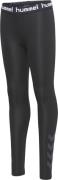 Hummel Hmltona Tights Str 8 år / 128 cm - Sort Leggings hos Magasin