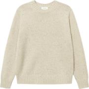 Les Deux Gary Fleck Wool Roundneck Mand Light Sand Sweaters Str L - Ul...