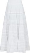 Neo Noir Felicia S Voile Skirt Kvinde White Maxi Nederdele Str 40 - ho...