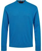 Tommy Hilfiger Pima ORG CTN Cashmere Crew Neck Mand Cerulean Aqua Swea...