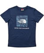 The North Face B S/S Redbox TEE Summit Navy Str L - Summit Navy Kortær...