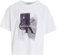 Calvin Klein Short Sleeve Tshirt Str 8 år - Yaf Kortærmede T-shirts Bo...