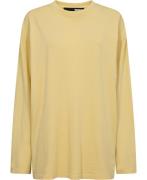 ROTATE Birger Christensen Longsleeved T-shirt Kvinde Golden Haze Langæ...