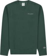 Champion Crewneck Sweatshirt Mand Green Sweatshirts Str L - Bomuld hos...