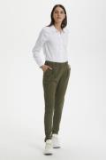 Kaffe Jillian Pants Kvinde Grape Leaf Bukser Med Smalle Ben Regular Fi...