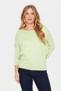 Saint Tropez A2561, Milasz Rneck Pullover Kvinde Seedling Melange Swea...