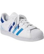 adidas Originals Superstar J Ftwwht/royblu/seb Sneakers Str 38 - hos M...