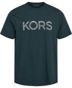 Michael Kors Tipped Kors TEE Mand Jade Kortærmede T-shirts Str L - hos...