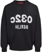 032c Selfie Sweater Mand Black Sweaters Str L - hos Magasin