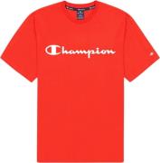 Champion Light Cotton Big Script Logo Tshirt L - T-shirts hos Magasin