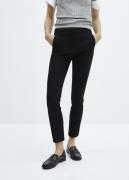 MANGO Crop Skinny Trousers Kvinde Black Bukser Med Smalle Ben Skinny F...