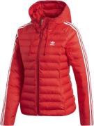 adidas Slim Jacket Kvinde Red Overgangsjakker Str 34 - Polyester hos M...