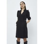 Minus Melvia Dress Kvinde Black Midi Kjoler Str 36 - hos Magasin