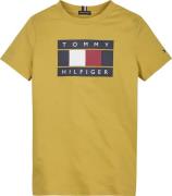 Tommy Hilfiger Global Stripe Flag TEE S/S Str 5 år / 110 cm - Tuscan Y...