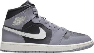 Nike AIR Jordan 1 MID Women's Shoes Kvinde Cement Grey/sail-anthracite...