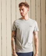 Superdry Vintage Logo EMB TEE Mand Pumice Stone Marl Kortærmede T-shir...