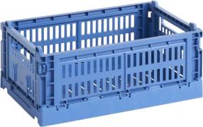 Hay HAY Colour Crate, Small Electric Blue Str W17 X L26,5 X H10,5 - Ku...