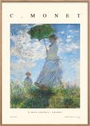 Poster & Frame Claude Monet Madame Monet et son Fils Flerfarvet Str 50...