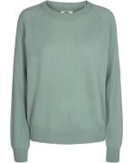 Magasin Mabel 2 Strik Sweater 100% Cashmere Kvinde Green Mint Sweaters...