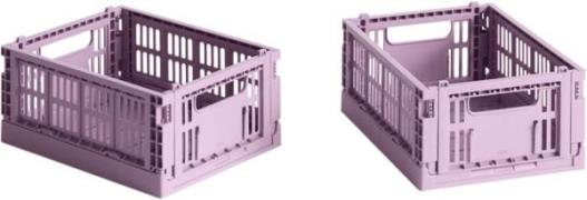 Hay Hay Colour Crate, Mini, 2 stk. Dusty Rose Str Mini - Kurve hos Mag...